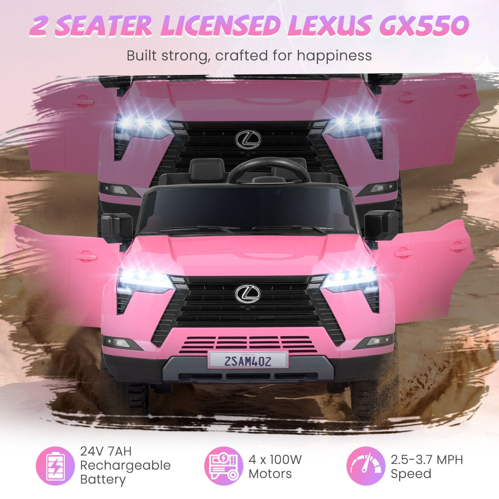 LEXUS GX550 24V 4WD Ride-On Car with Remote, Age 3+