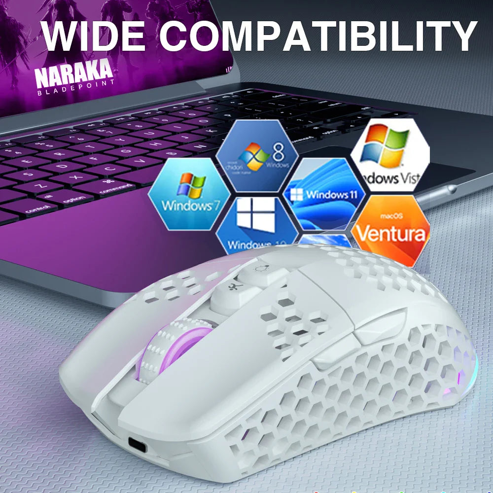 AULA 3-Mode Connection Wireless Rechargeable Gaming Mouse