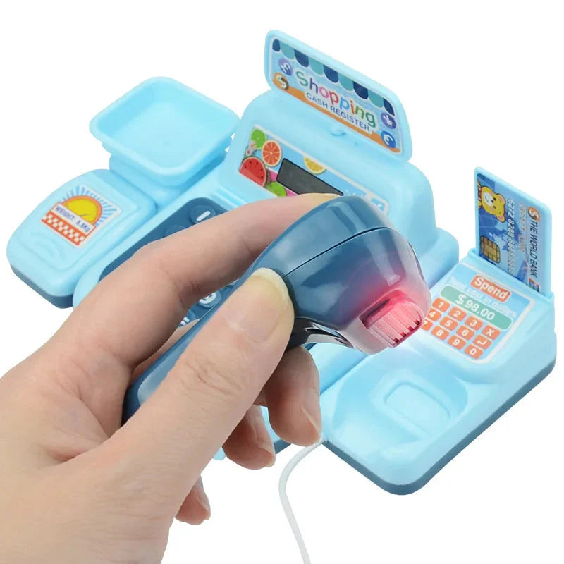Supermarket Cashier Simulation Toy Sound Effects Cash Drawer