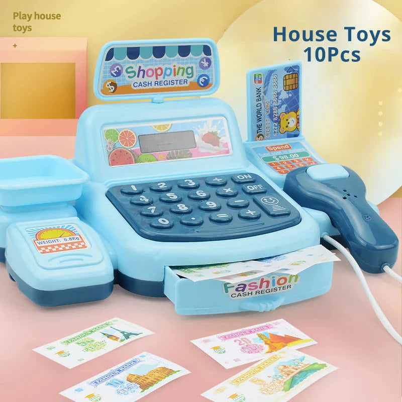 Supermarket Cashier Simulation Toy Sound Effects Cash Drawer
