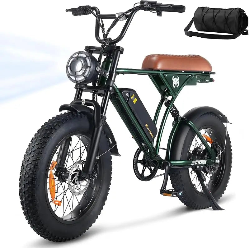 Adult Electric All-Terrain E-Bike 750W Motor, 55 Mile Range