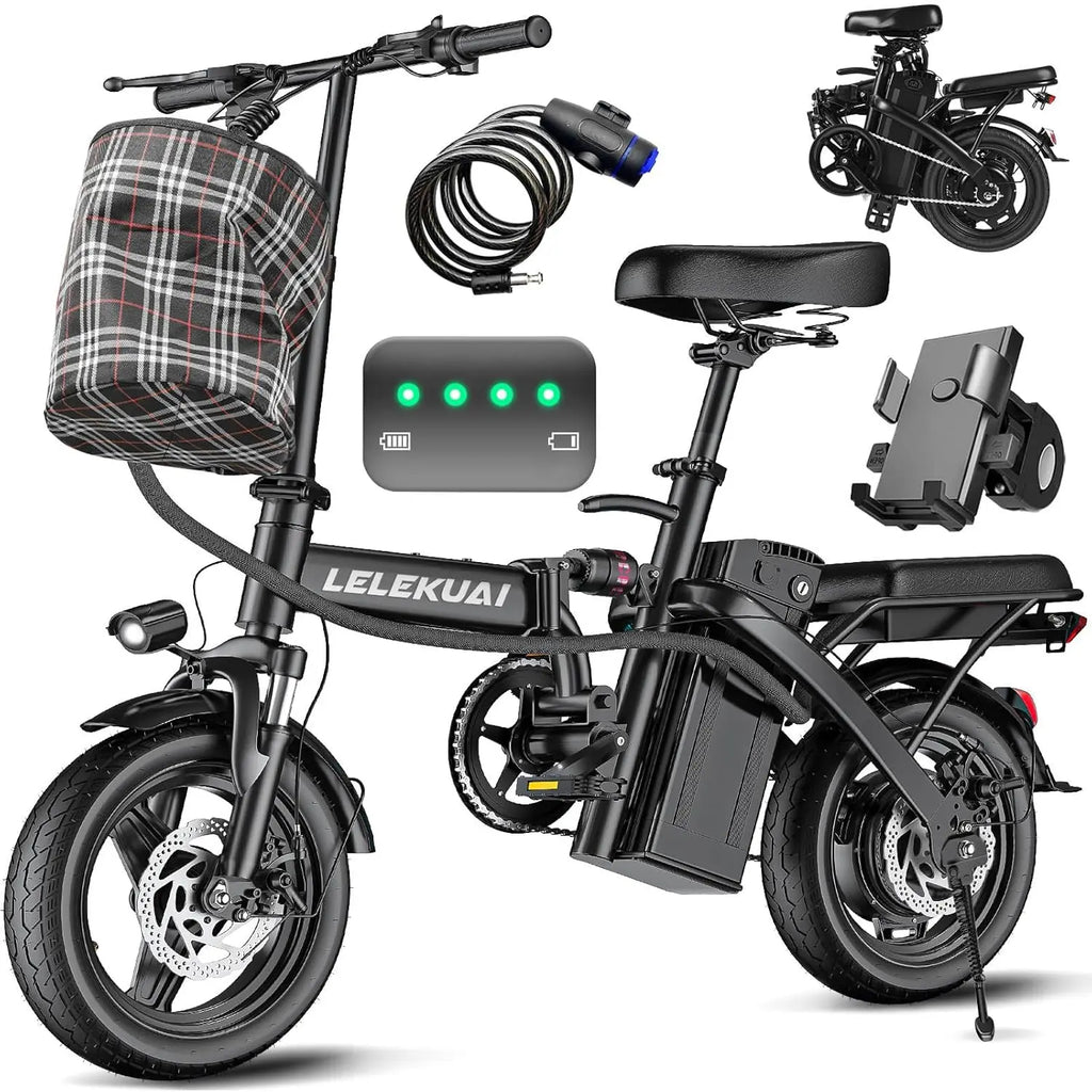 Electric Bike 520W-1200W Motor, 20-28MPH, 32 Miles Range, 48V 10Ah Battery