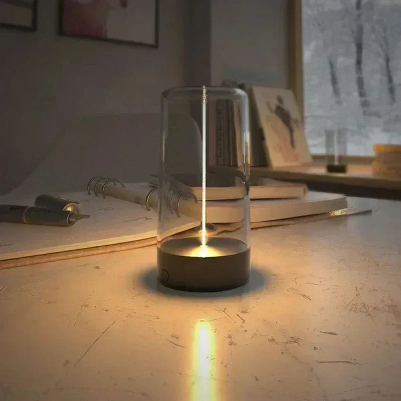 Portable and Rechargeable Light with Interactive Magnetic Flexible Filament