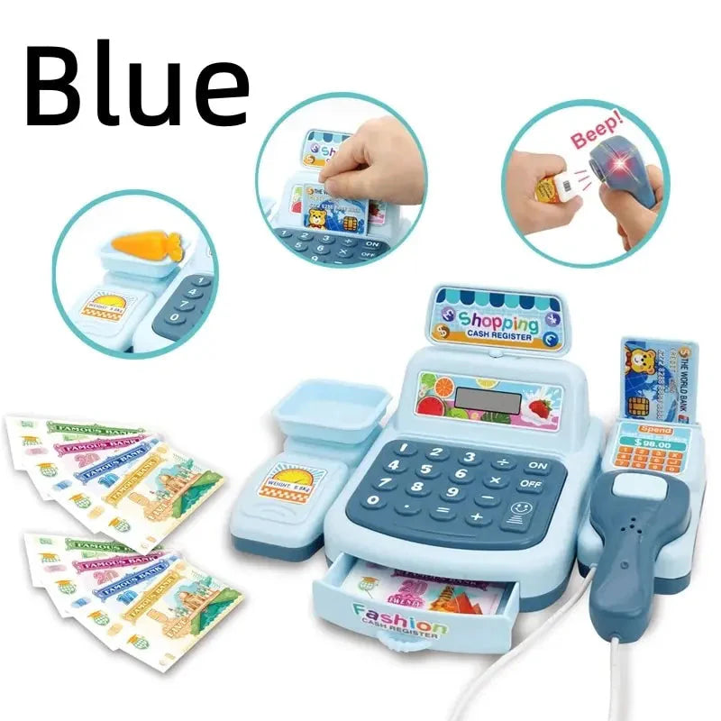 Supermarket Cashier Simulation Toy Sound Effects Cash Drawer
