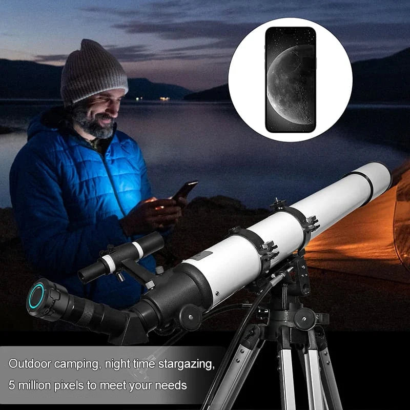 Portable 4K HD Telescope Camera Eyepiece Attachment Wireless
