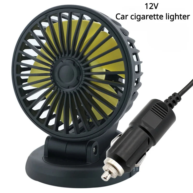 3 Head Automotive Dashboard Electric Fan