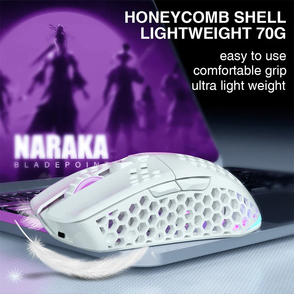 AULA 3-Mode Connection Wireless Rechargeable Gaming Mouse