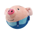 Plush Bouncing Dog Toy Interactive Squeaky Self-Moving Bite-Resistant