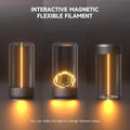 Portable and Rechargeable Light with Interactive Magnetic Flexible Filament