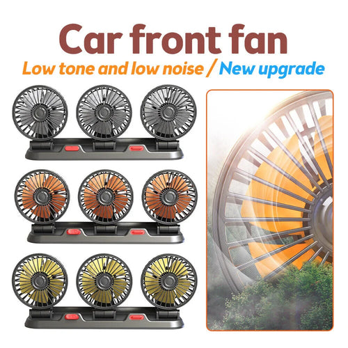 3 Head Automotive Dashboard Electric Fan