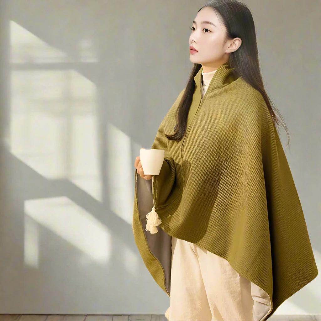 CozyGlow USB Electric Heated Poncho Wrap