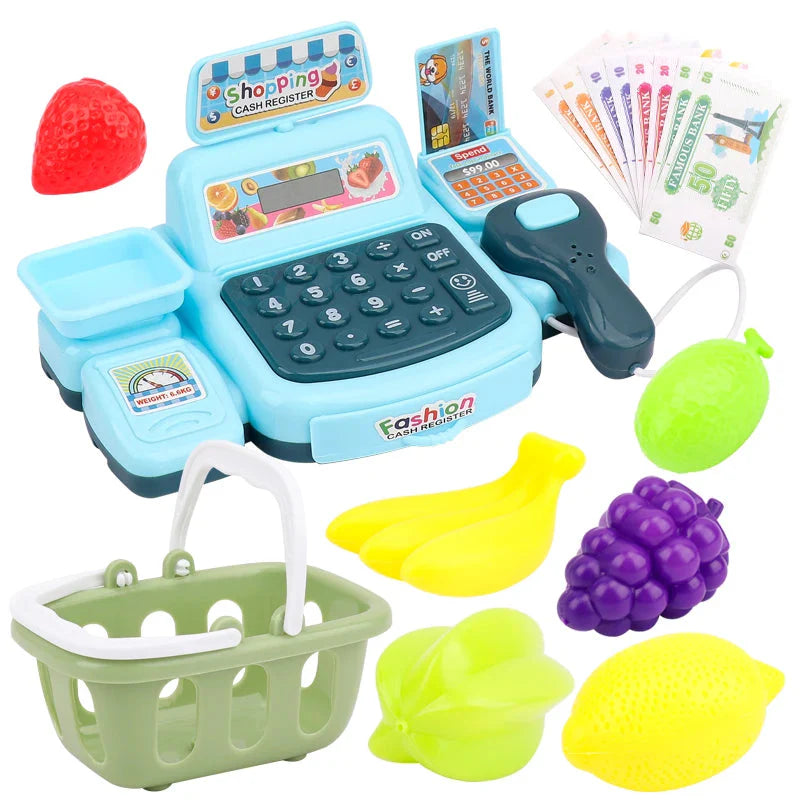 Supermarket Cashier Simulation Toy Sound Effects Cash Drawer