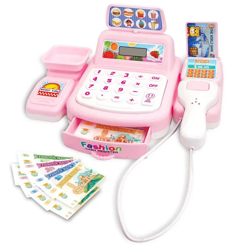 Supermarket Cashier Simulation Toy Sound Effects Cash Drawer