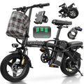 Electric Bike 520W-1200W Motor, 20-28MPH, 32 Miles Range, 48V 10Ah Battery