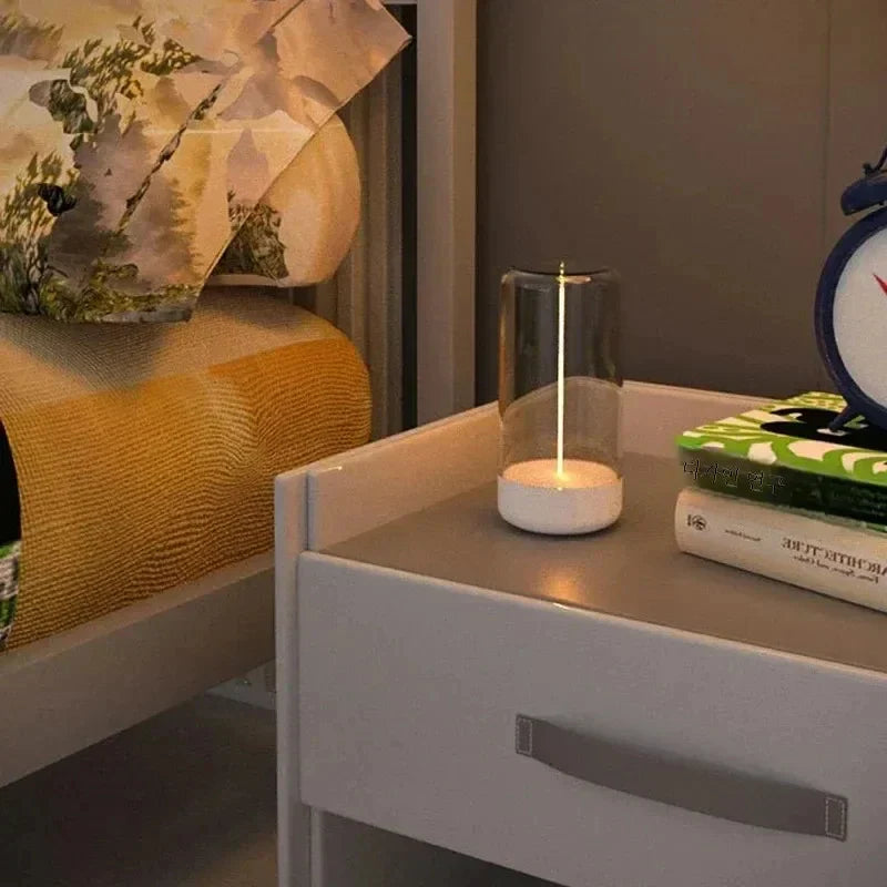 Portable and Rechargeable Light with Interactive Magnetic Flexible Filament