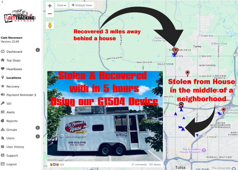 Battery Powered GPS Vehicle Tracker Auto Protection