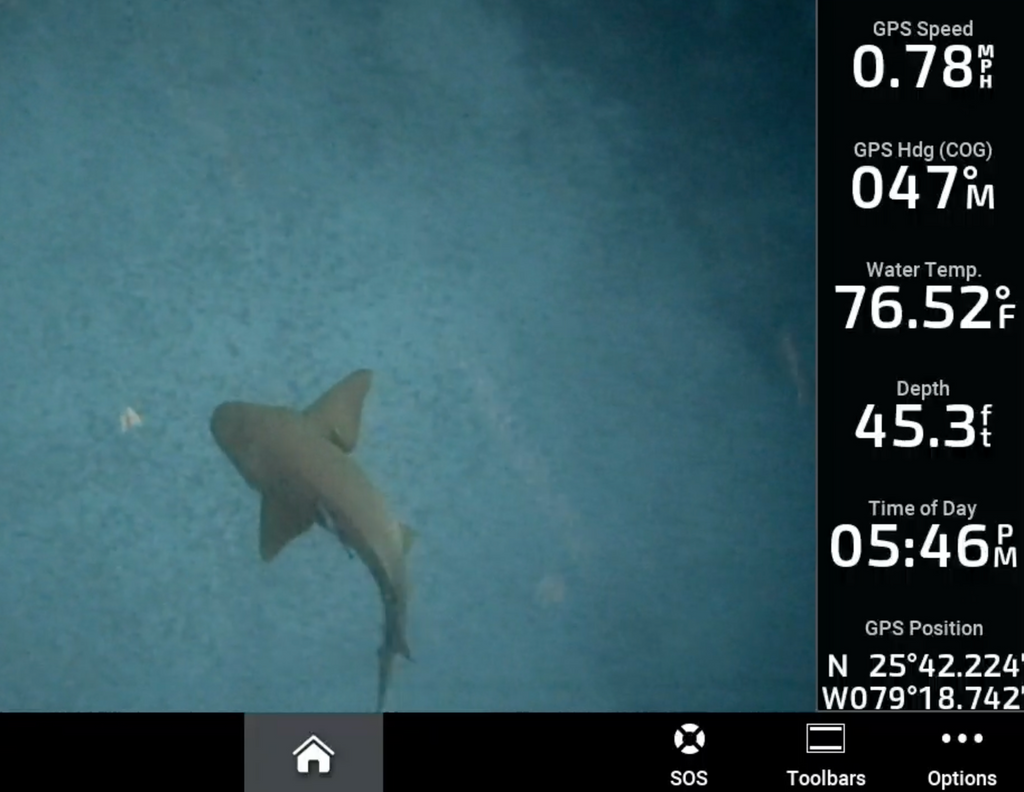 Transom-Mounted Underwater Camera up to 100 meters wide angle