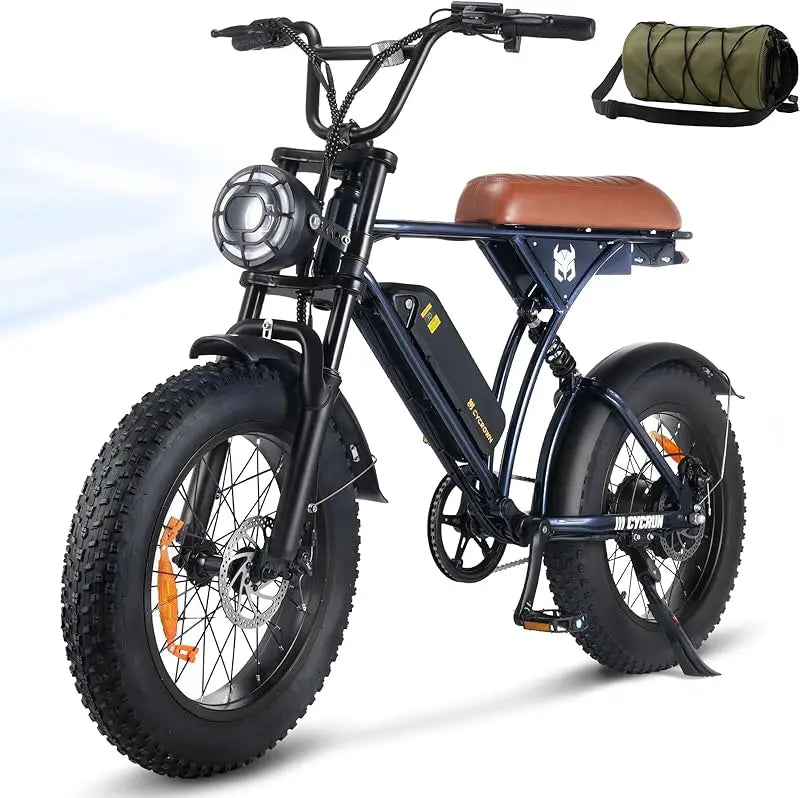 Adult Electric All-Terrain E-Bike 750W Motor, 55 Mile Range