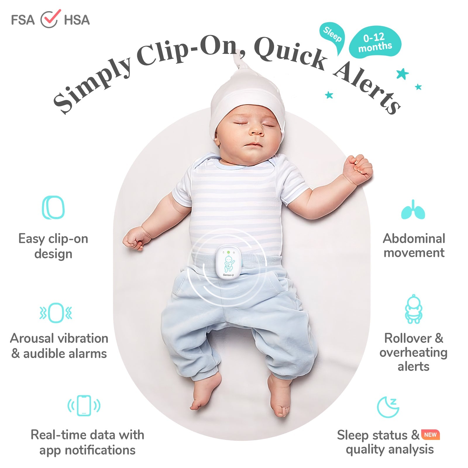 Pro Baby Monitor Tracks Sleep Position and Temperature
