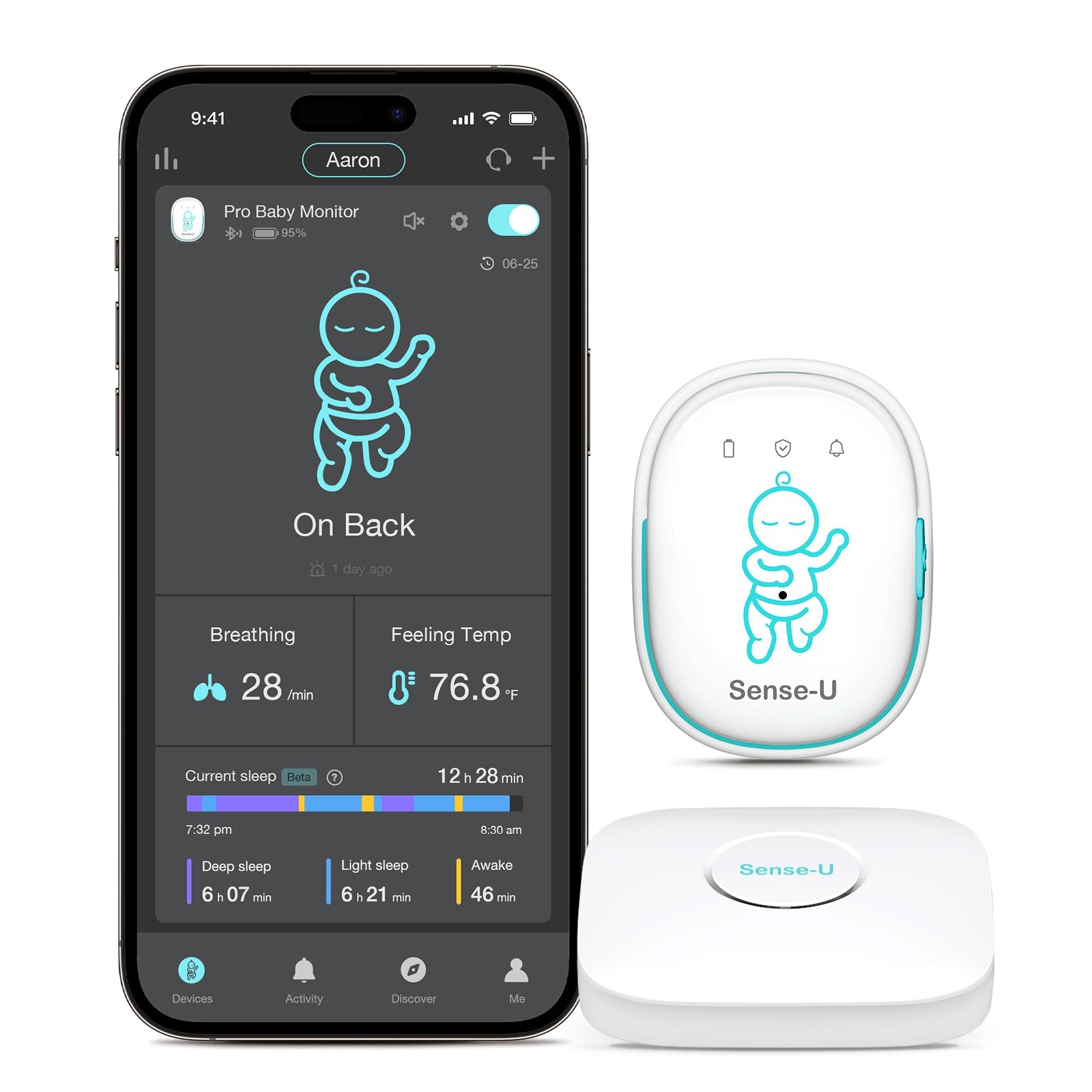 Pro Baby Monitor Tracks Sleep Position and Temperature