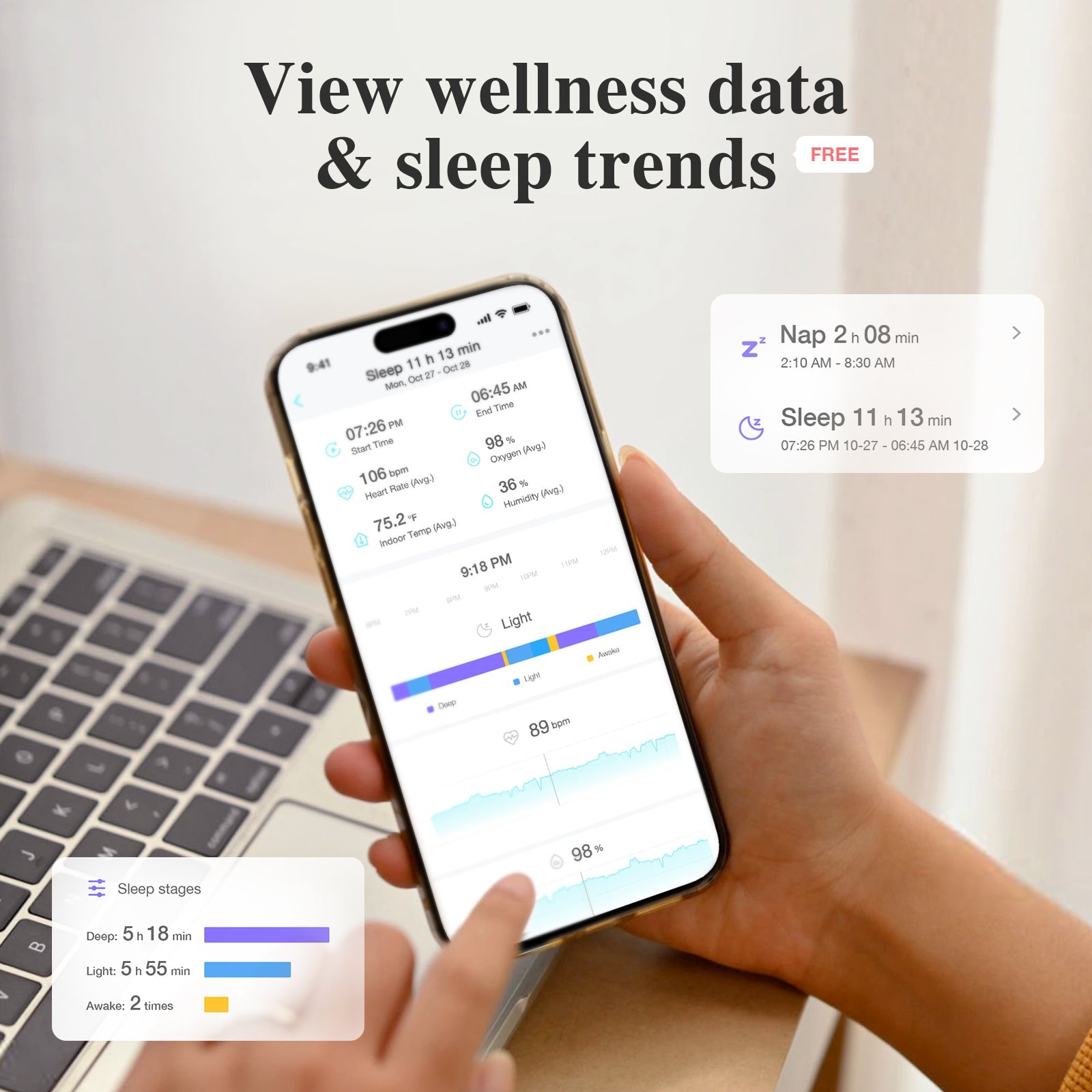 Sense-U Smart Sock Shoe 2 Baby Monitor tracks Heart Rate & Oxygen Levels