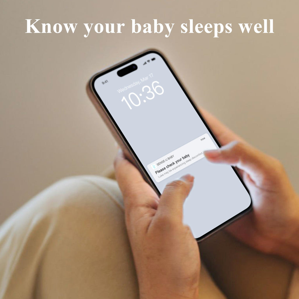 Sense-U Smart Sock Shoe 2 Baby Monitor tracks Heart Rate & Oxygen Levels