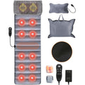 Full Body Electric Massage Mat Heat Chair Pad Neck Pillow 10 Vibrations
