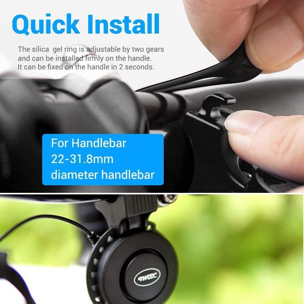 Mini Electric Bike Horn USB Rechargeable Waterproof