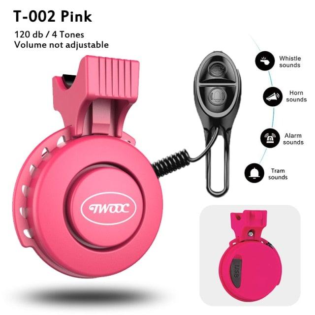 Mini Electric Bike Horn USB Rechargeable Waterproof