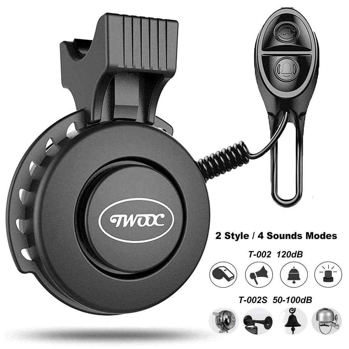 Mini Electric Bike Horn USB Rechargeable Waterproof