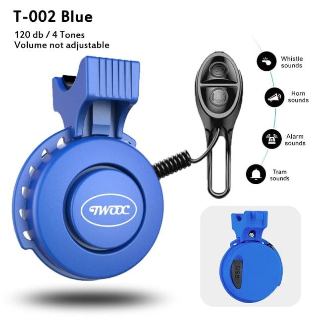 Mini Electric Bike Horn USB Rechargeable Waterproof