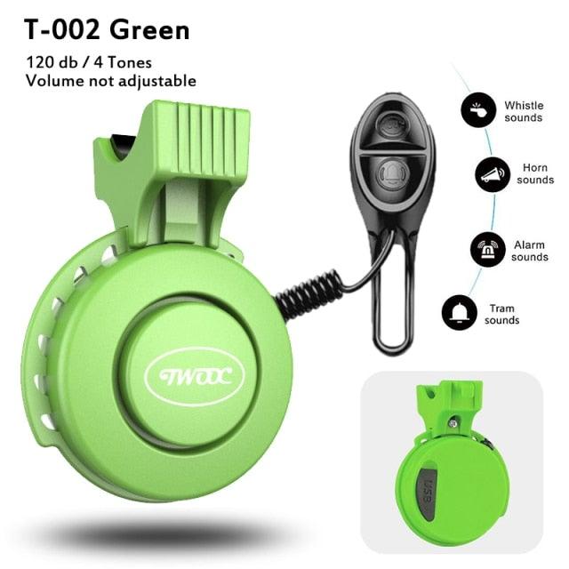 Mini Electric Bike Horn USB Rechargeable Waterproof