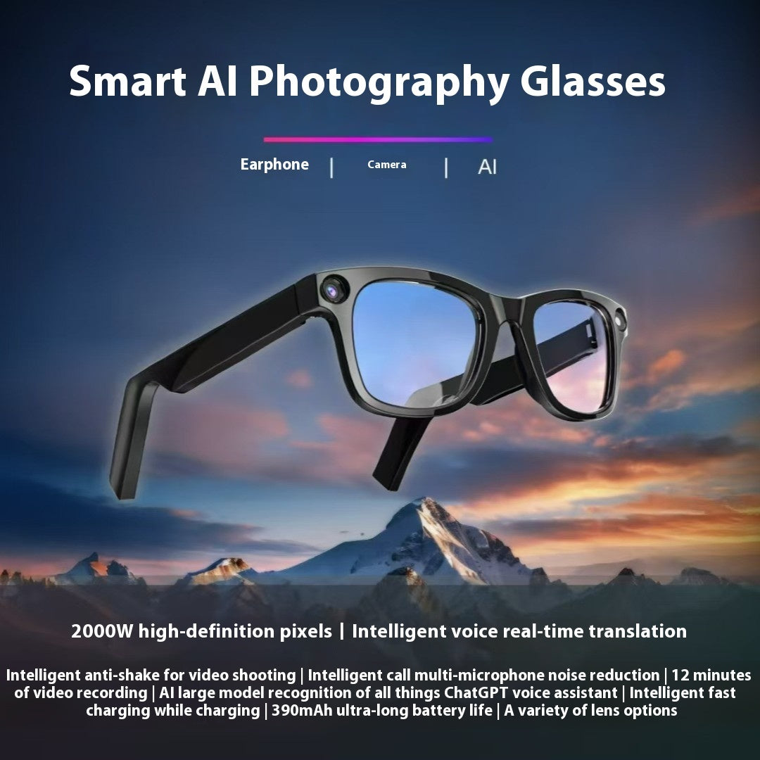 Smart AI Video Photography Glasses & Phone
