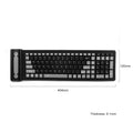 Wireless Folding Keyboard Waterproof