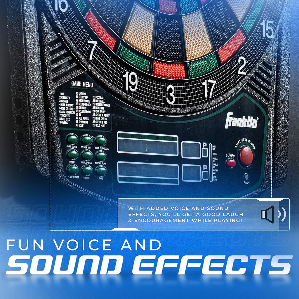 Electronic Dart Board Set 28 different games Digital Scoreboard Soft Tip Darts
