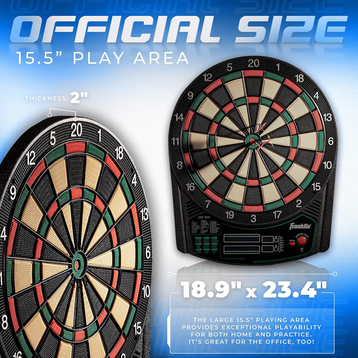 Electronic Dart Board Set 28 different games Digital Scoreboard Soft Tip Darts