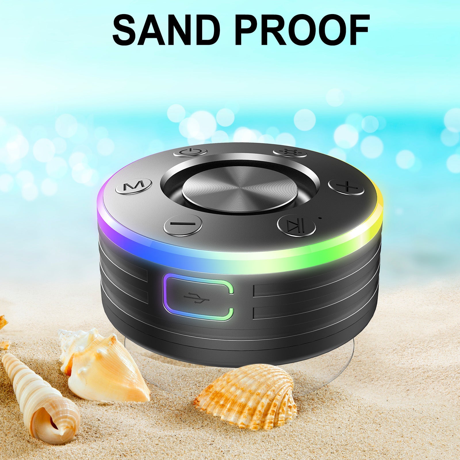 Mini Waterproof Bluetooth Speaker Dustproof Shockproof