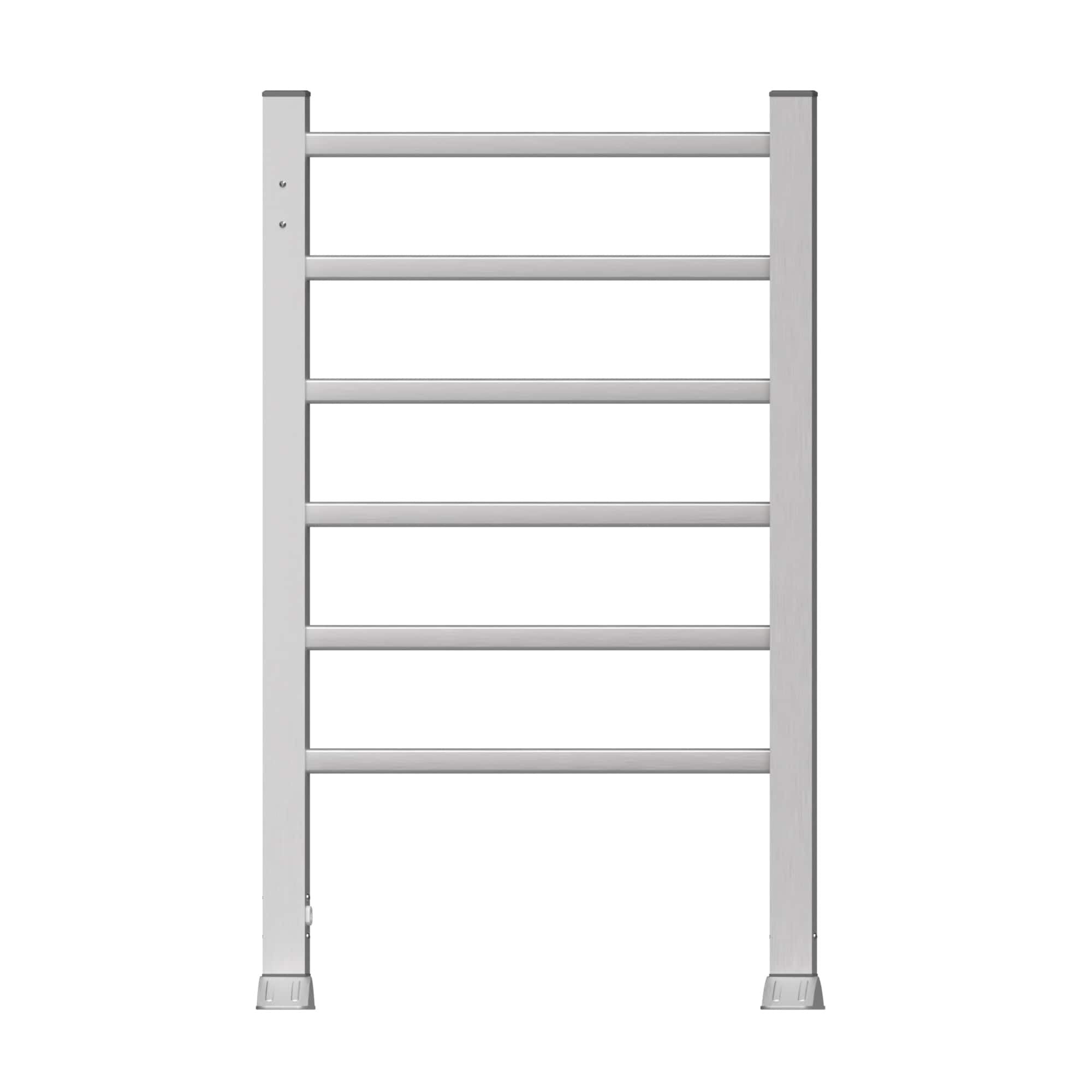 Electric Heated Towel Warmer Wall Mounted Bathroom, 6 Bars Drying Rack NEW