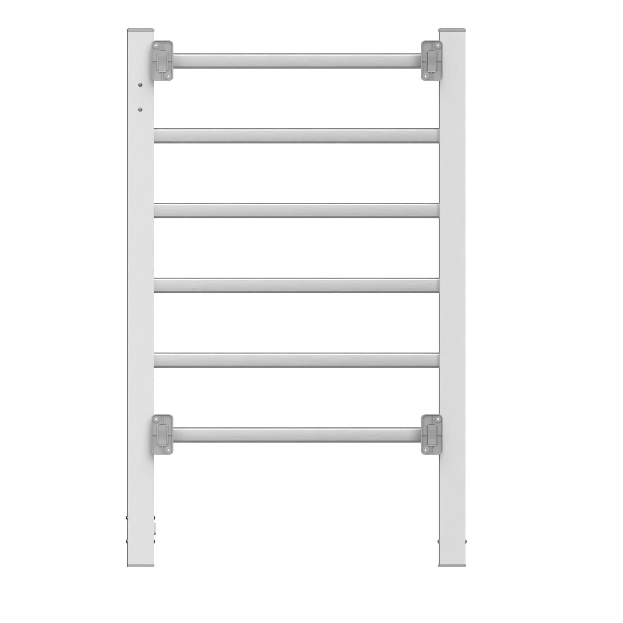 Electric Heated Towel Warmer Wall Mounted Bathroom, 6 Bars Drying Rack NEW