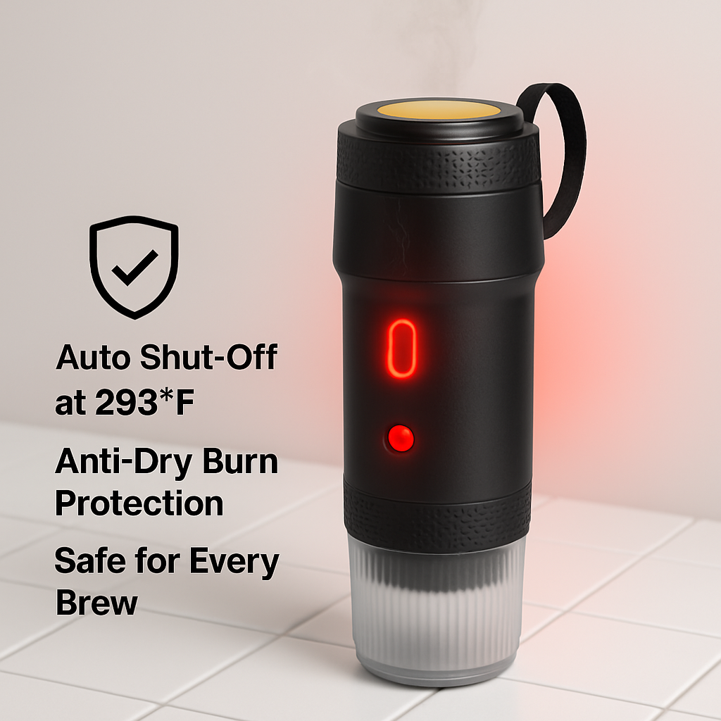 Portable Electric Espresso Machine for Car with 7500mAh Battery