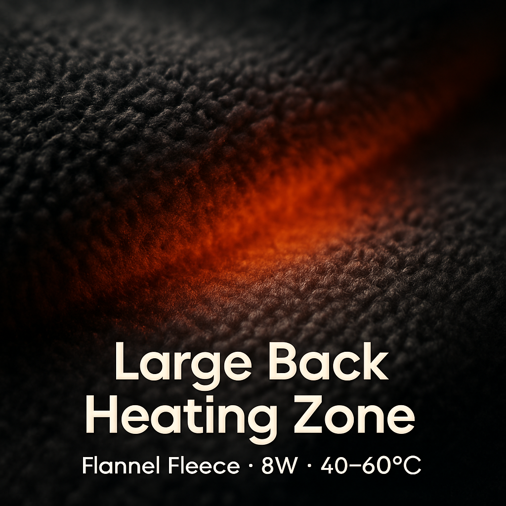 USB Heated Blanket Shawl Wrap with Zipper