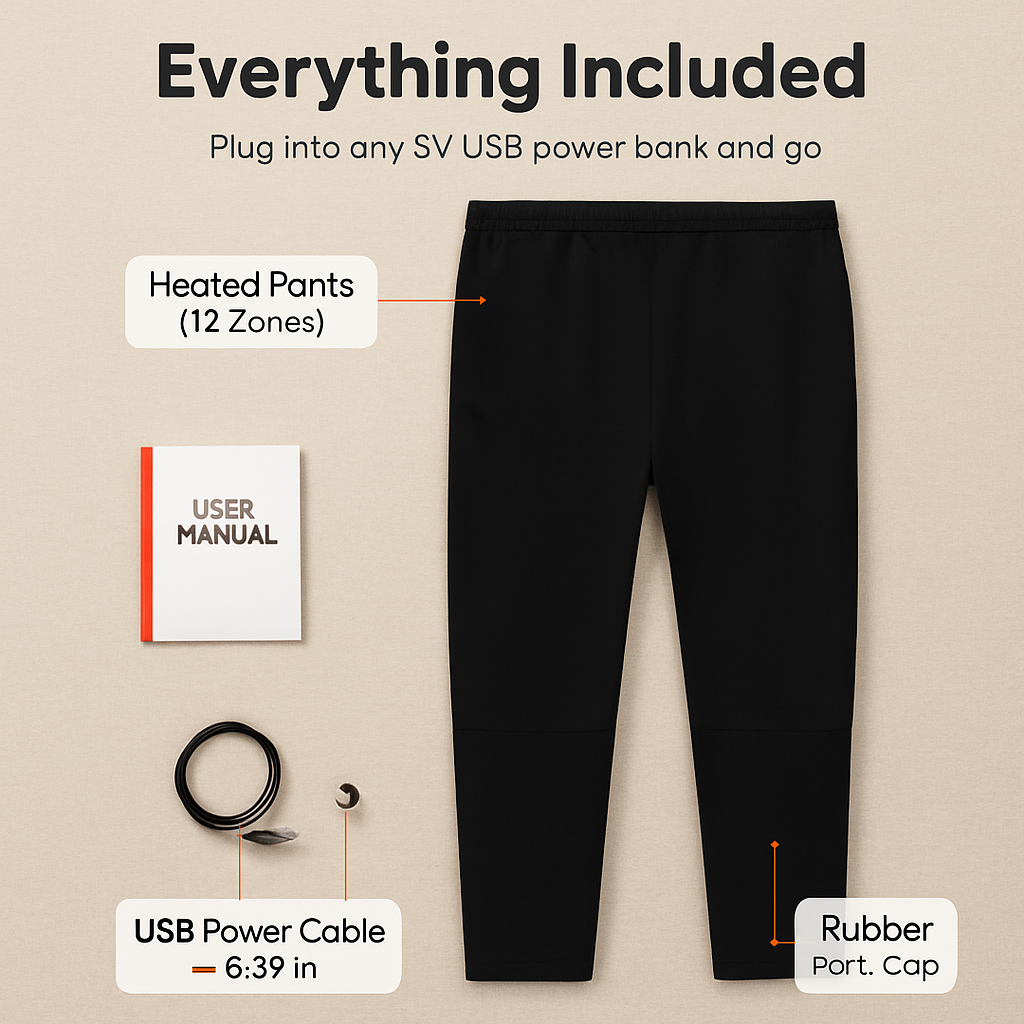 Heated Winter Pants for Outdoor Activities