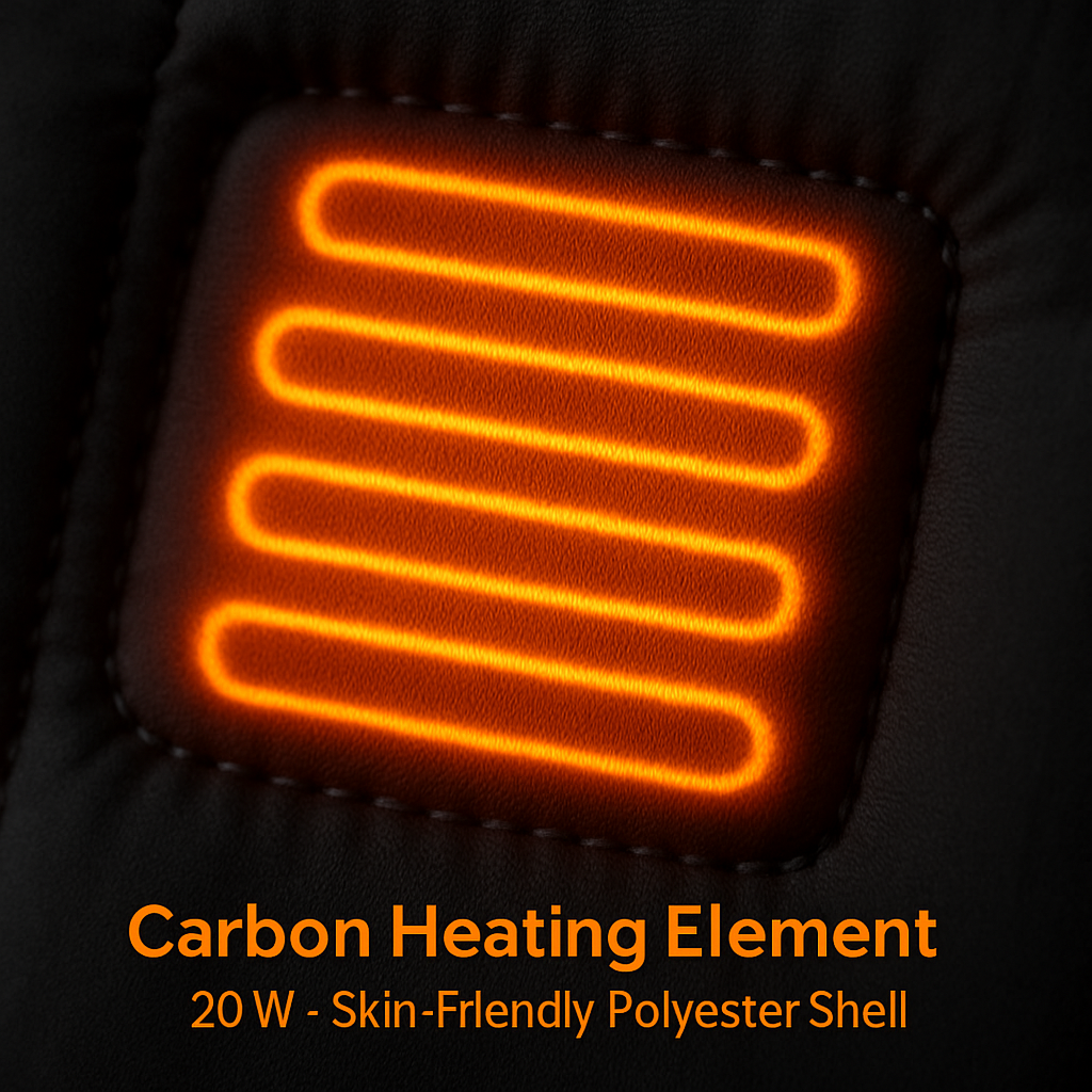 Heated Vest for Winter Outdoor Activities
