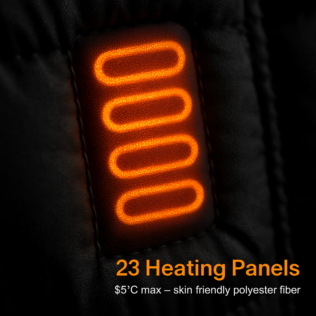 Heated Vest for Winter Outdoor Activities