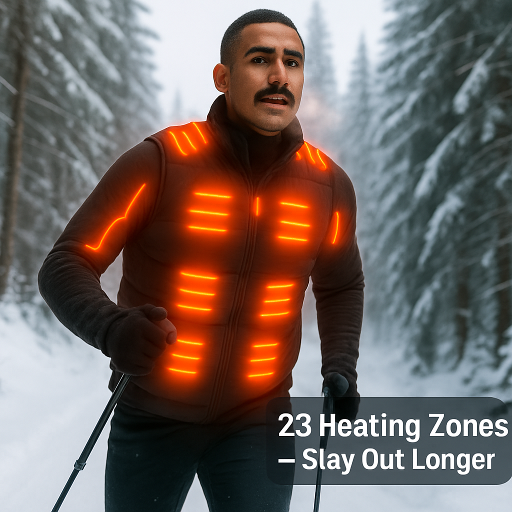 Heated Vest for Winter Outdoor Activities