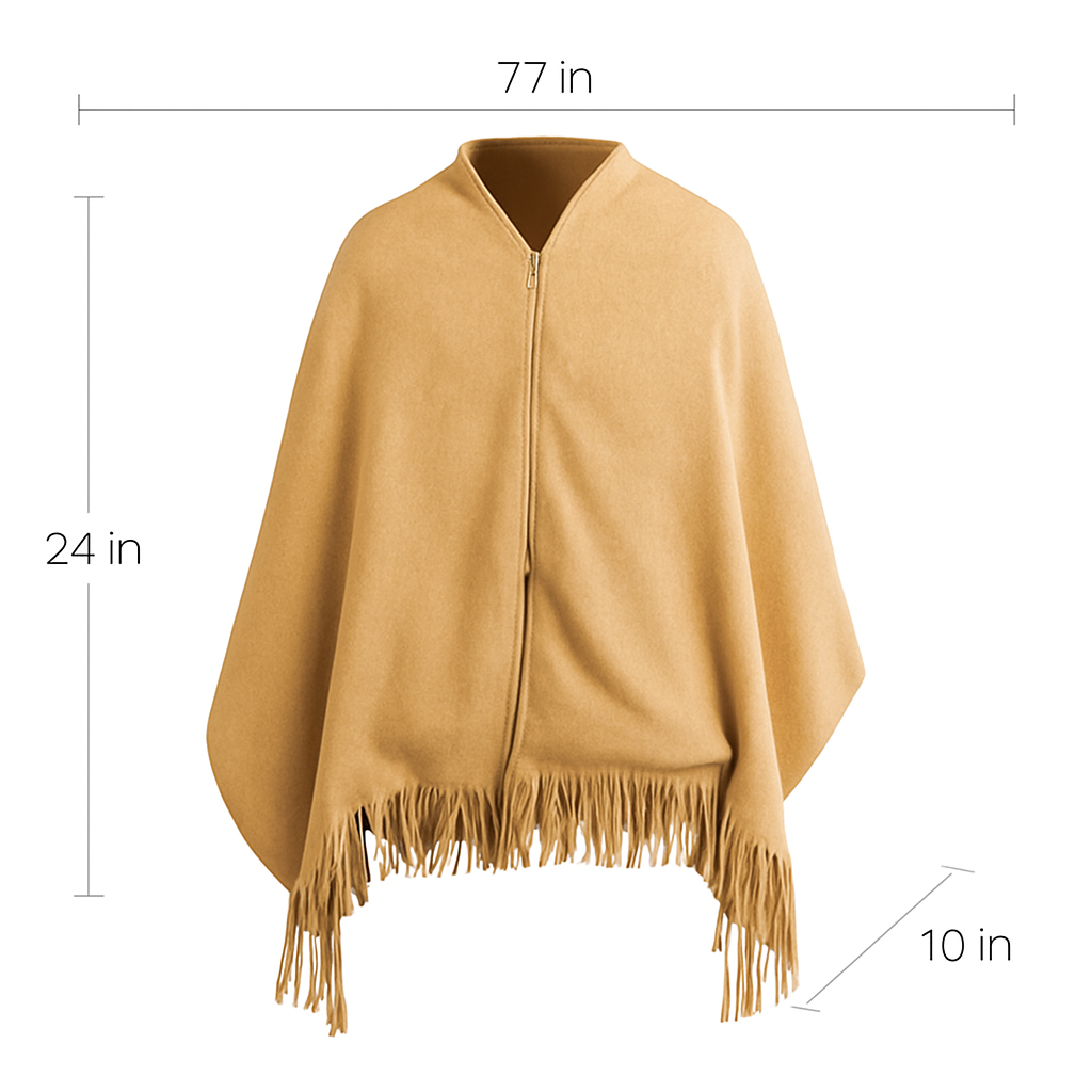 77x24In USB Heated Shawl with Teasel Wearable Heating Blanket Electric Throw Wrap Indoor Outdoor with Zipper 3 Heating Levels Machine Washable for Out