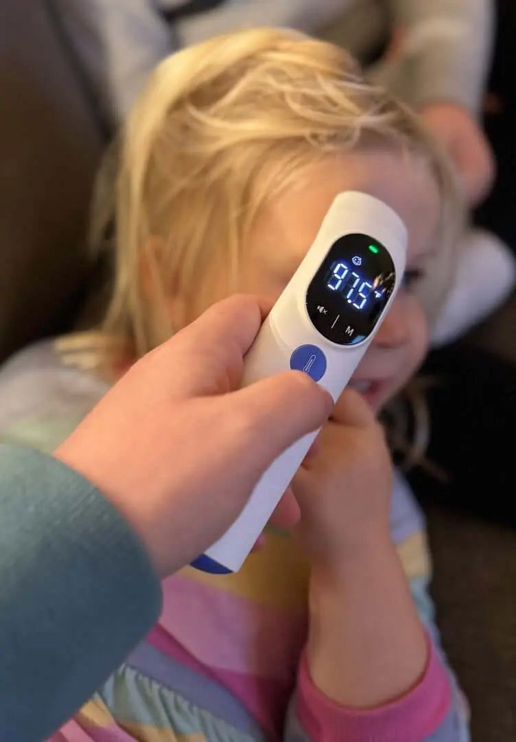 Med-Pat TH-1 Digital Infrared Thermometer – 4-in-1 Ear & Forehead