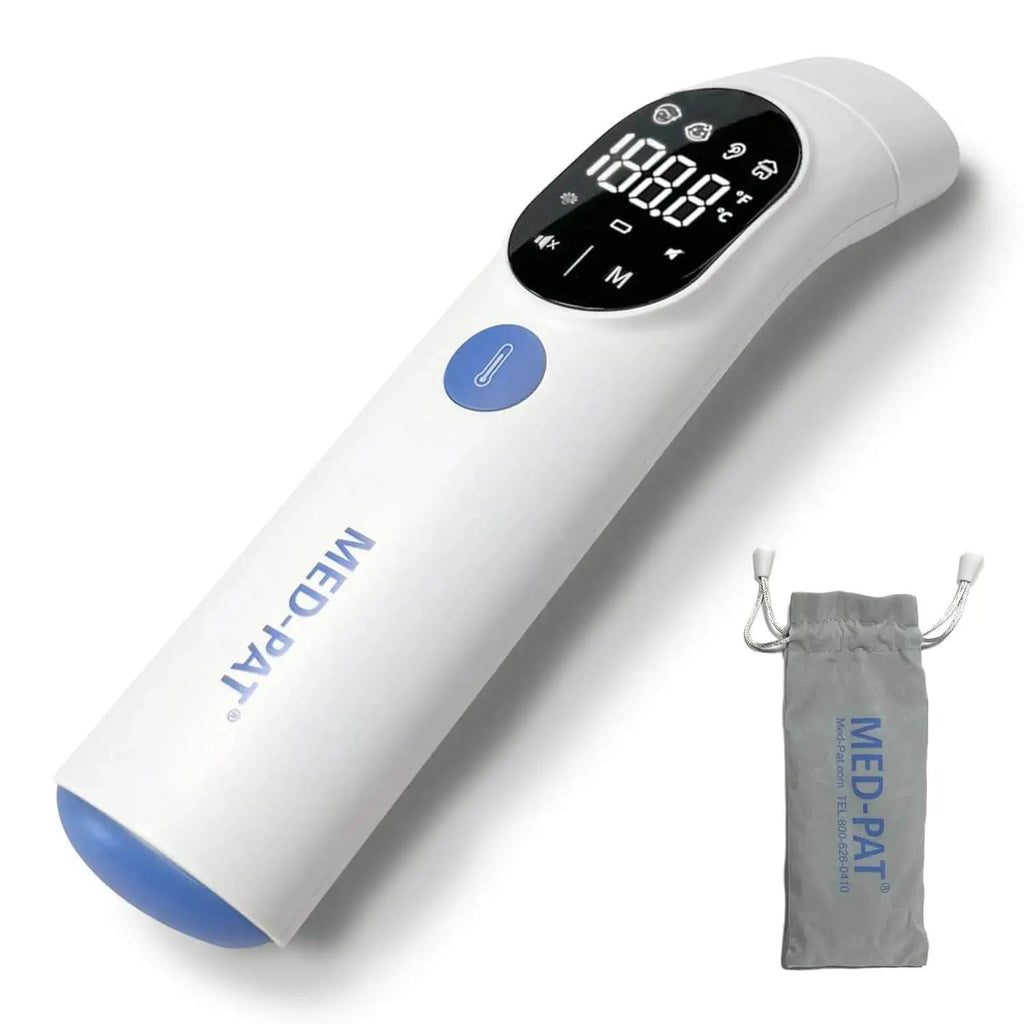Med-Pat TH-1 Digital Infrared Thermometer – 4-in-1 Ear & Forehead