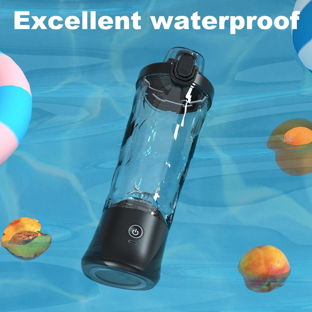 Portable Blender 600ml Electric Juicer Fruit Mixers 4000mah Usb Rechargeable Smoothie Mini Blender Personal Juicer Colorful Cup  Personal Size Blender Mini Fruit Mixer Milkshake Smoothie Maker With Usb Rechargeable Juicer
