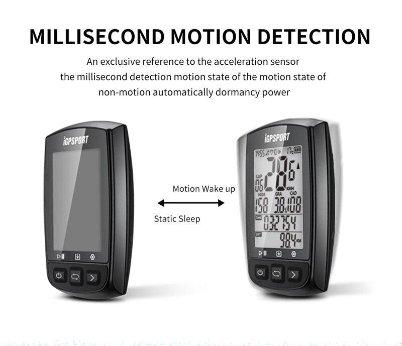 GPS Waterproof Bike Computer with LCD Speedometer